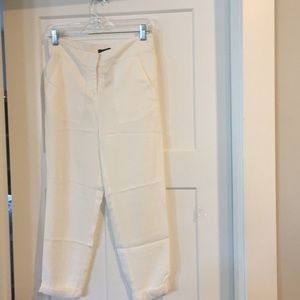 Cream Ankle/Cropped Pants ,size-0P, 4Packets